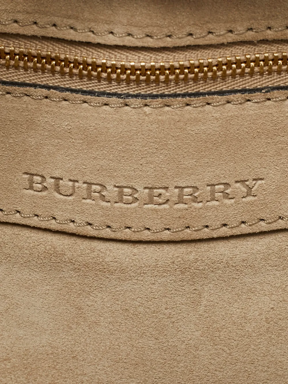 BURBERRY Pre-owned Theia Laser-cut Chain Clutch Bag In Gold