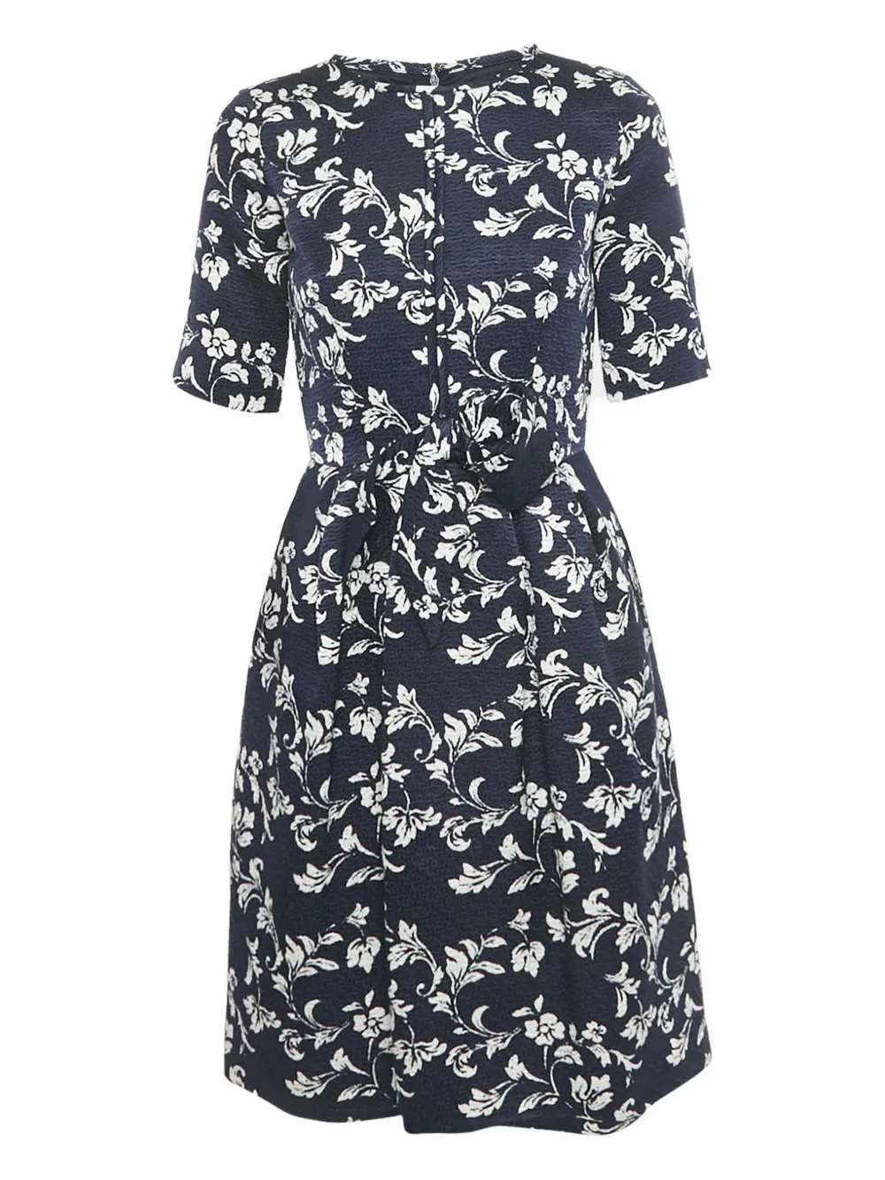 Carolina Herrera Vintage short-sleeve dress - Blu