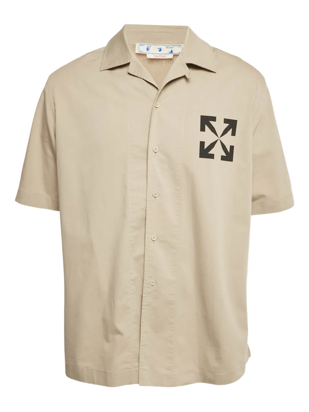 Off-White Pre-Owned camisa con estampado Arrow | neutro | Image 1