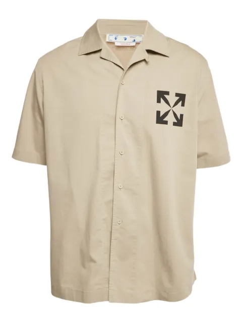 Off-White Pre-Owned Arroww-print short-sleeve shirt