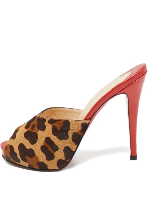 Christian Louboutin Pre-Owned calf Hair heeled sandals