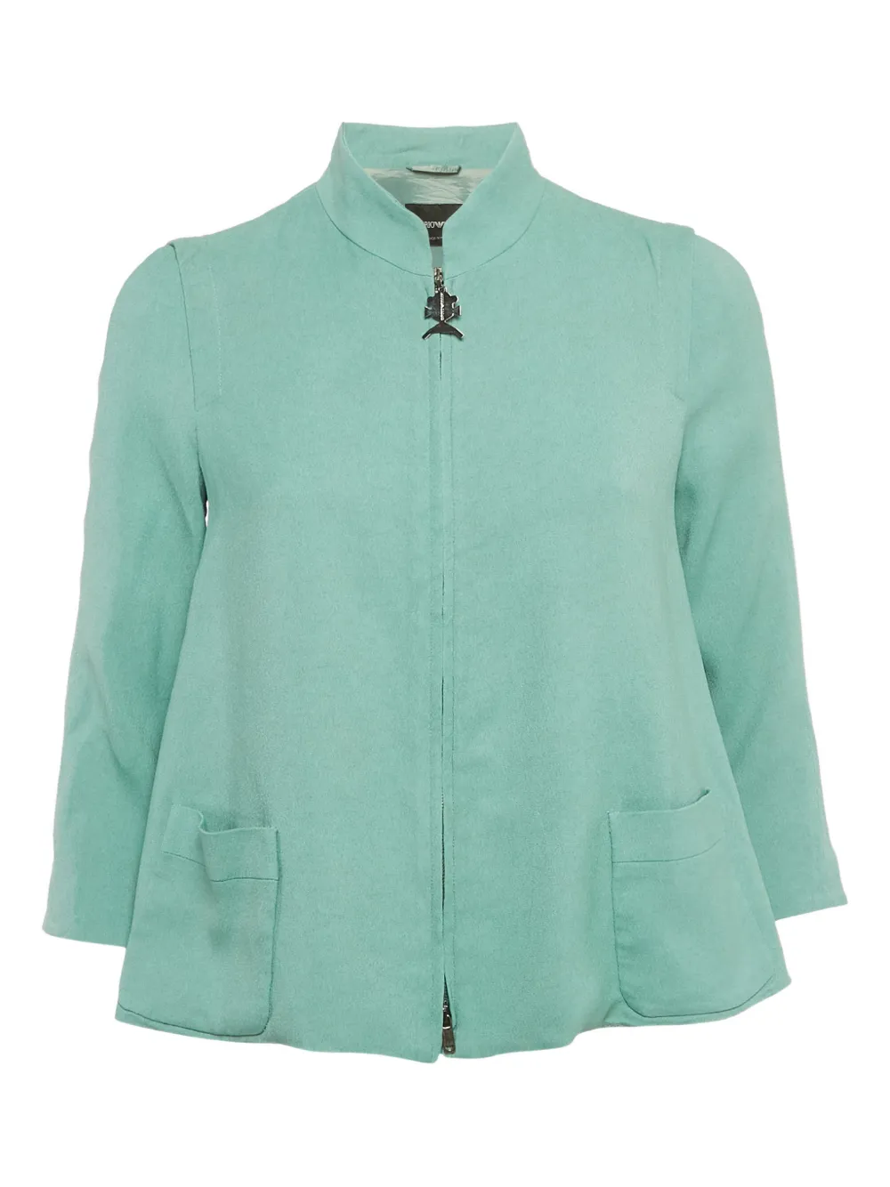 Emporio Armani Pre-Owned zip-fastening jacket - Verde