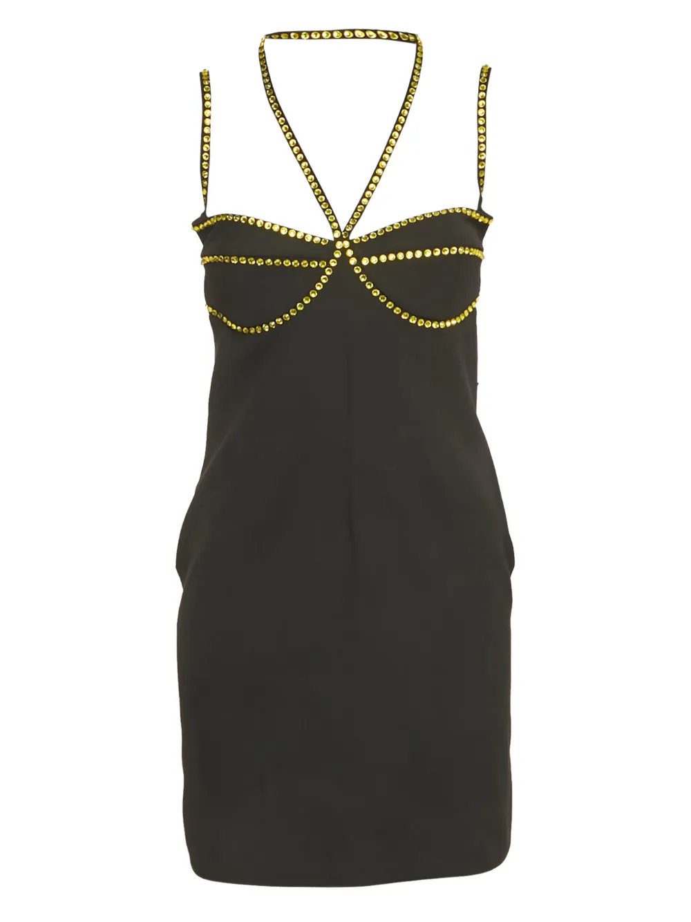 The Attico studded mini dress - Nero
