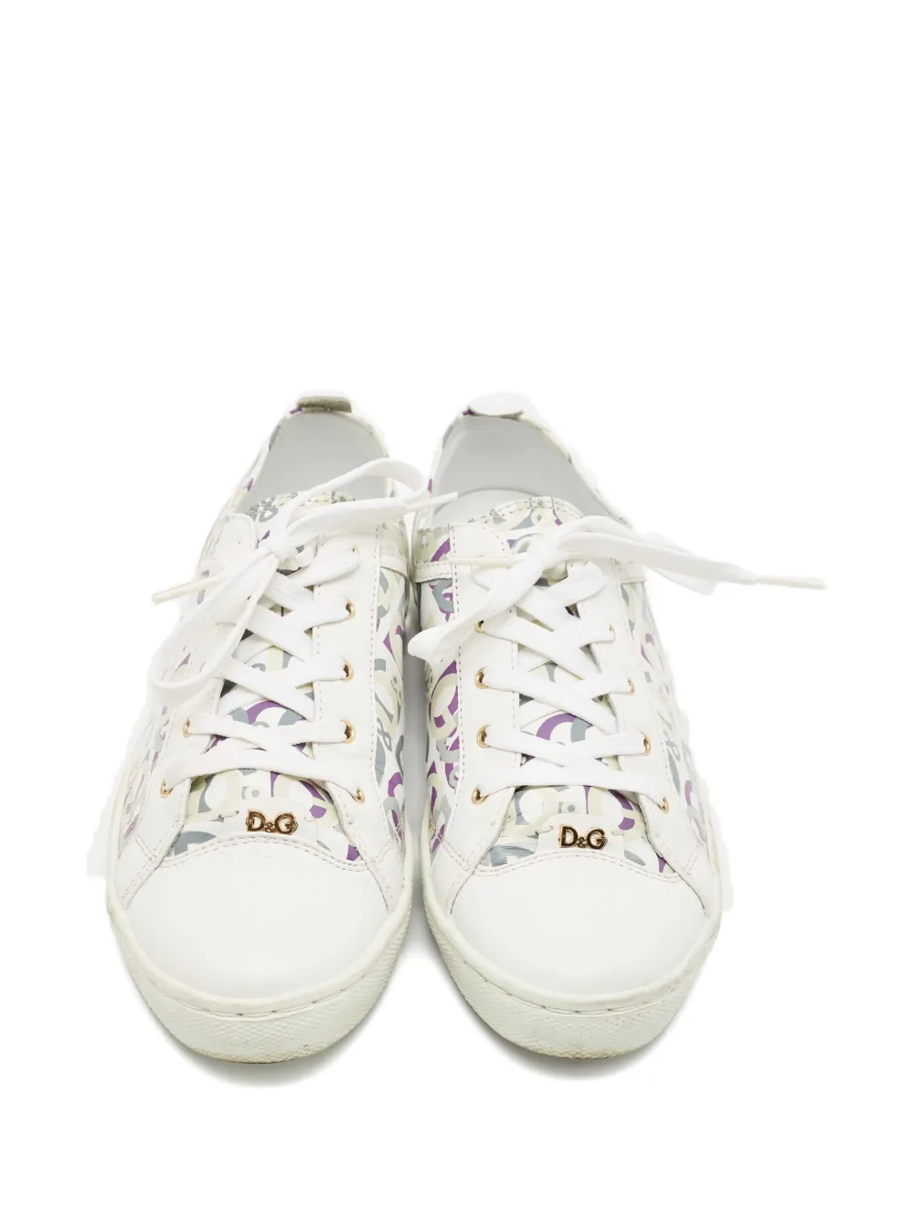 Dolce & Gabbana Pre-Owned logo low-tops sneakers - Wit
