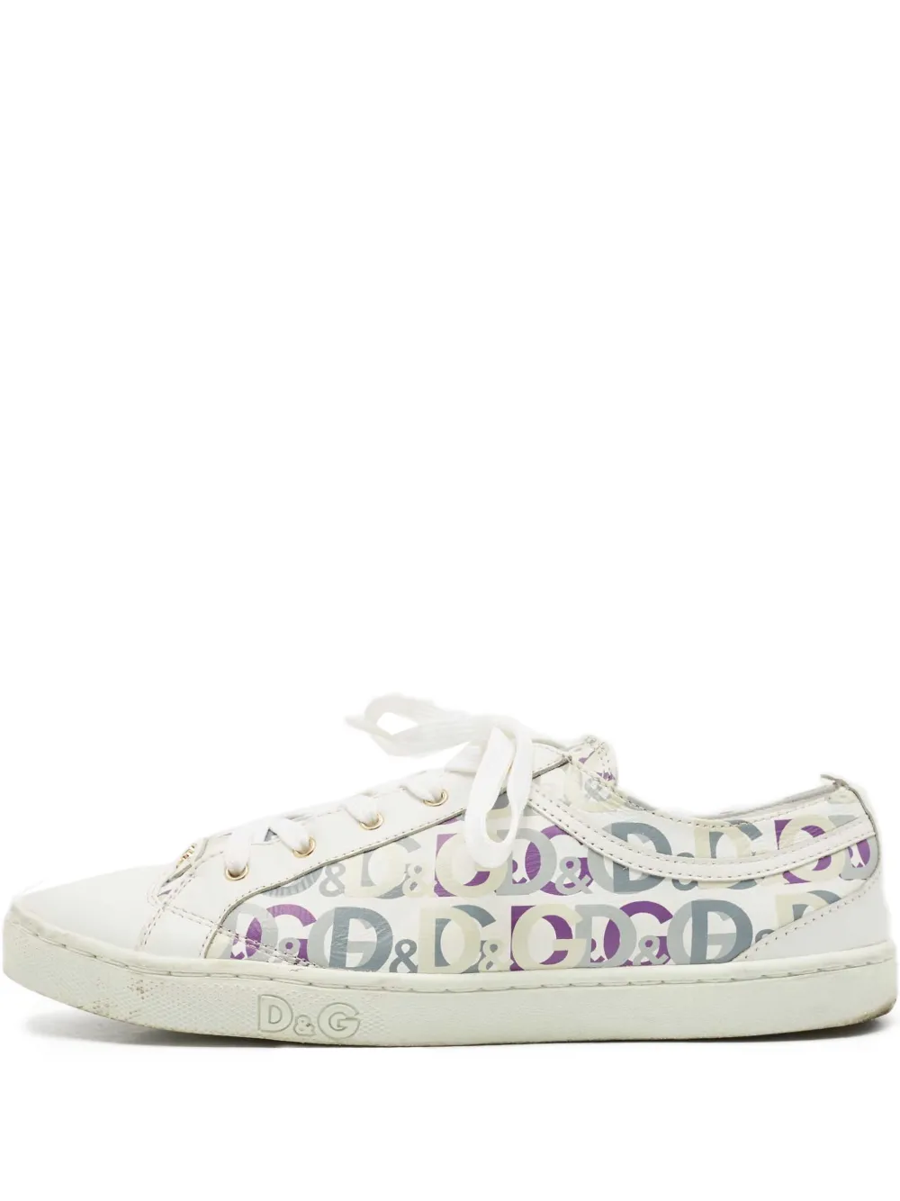 Dolce & Gabbana Pre-Owned logo low-tops sneakers - Weiß