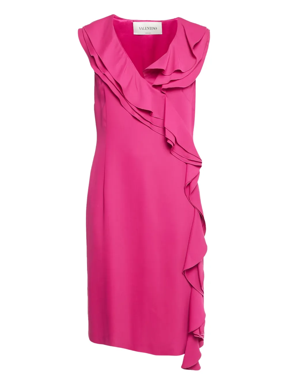 Valentino Pre-Owned ruffled sleeveless dress - Rosa