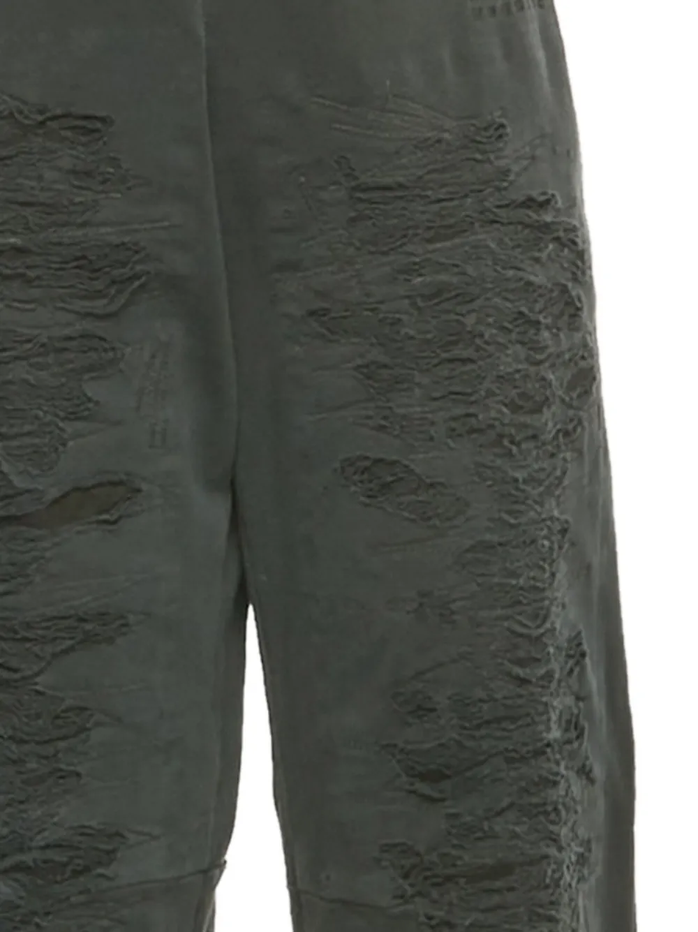 Maison Martin Margiela Pre-Owned distressing trousers - Groen