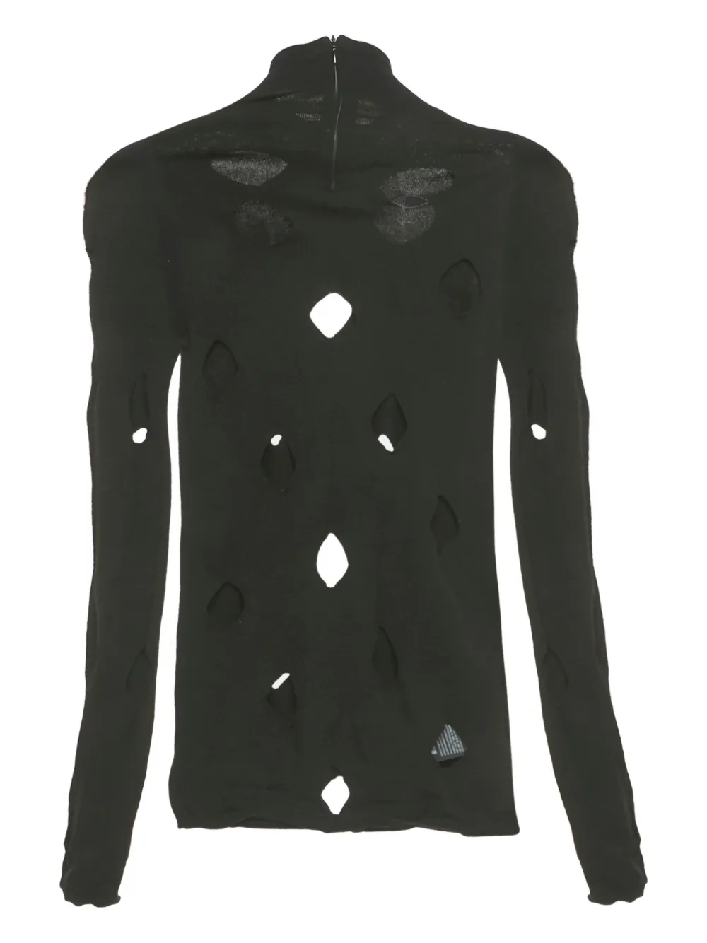 Prada Pre-Owned suéter con cuello alto y aberturas | Image 2