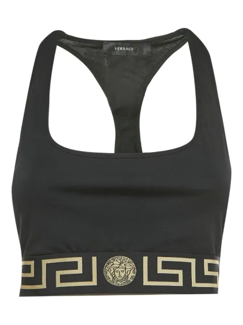 Versace Pre-Owned border jersey bralette