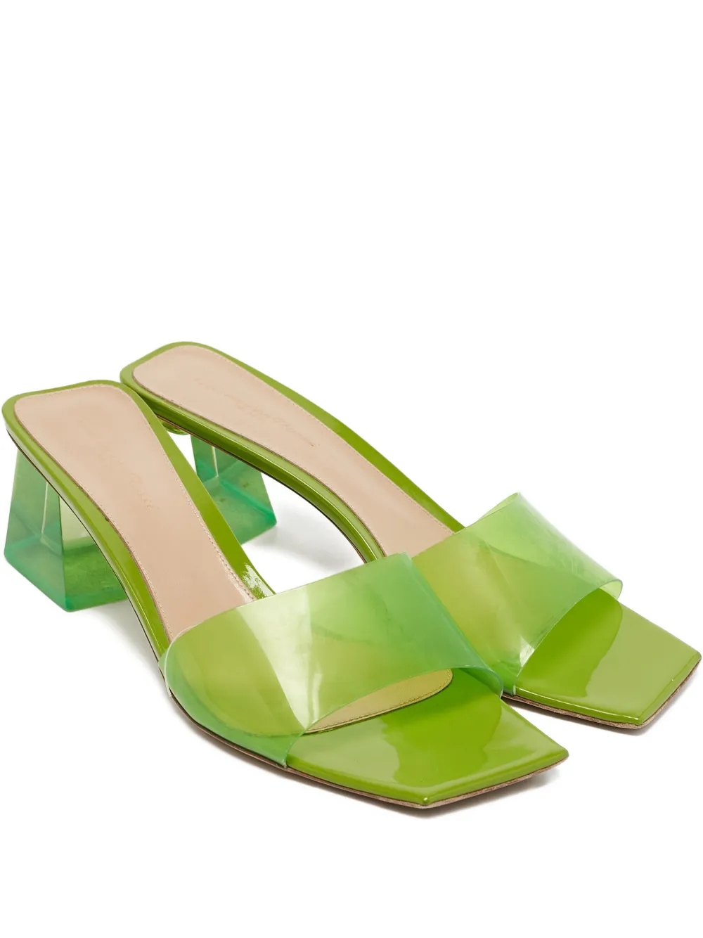 Gianvito Rossi cosmic square sandals - Weiß