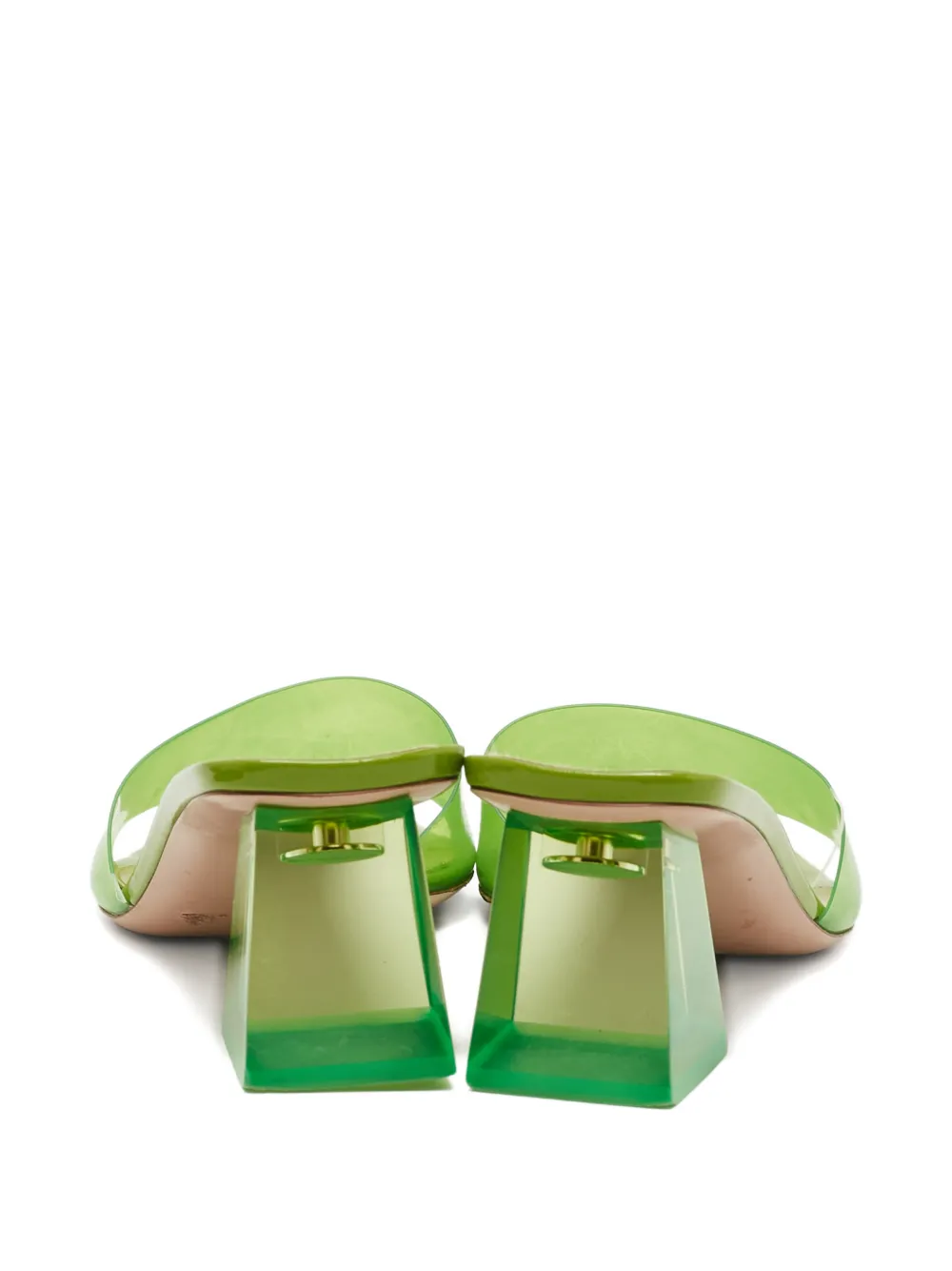 Gianvito Rossi cosmic square sandals - Wit