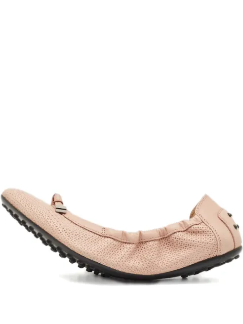 Tod's Bow Scrunch ballet flats