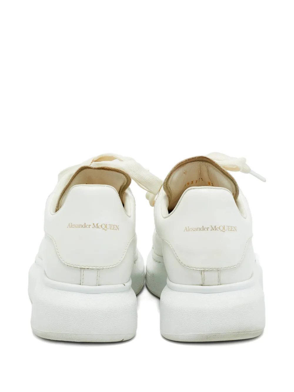 Alexander McQueen Pre-Owned leather sneakers - Wit