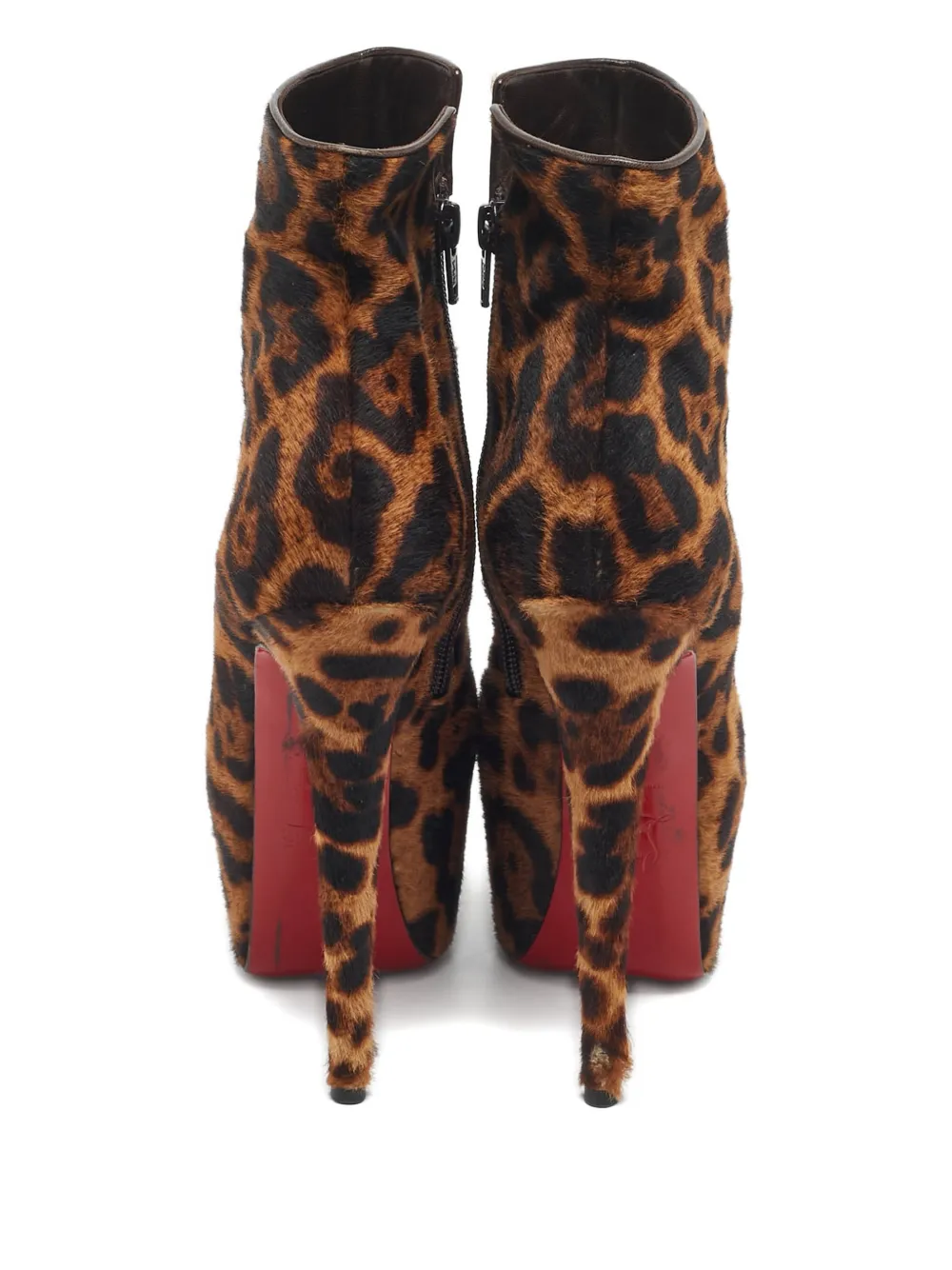Christian Louboutin Pre-Owned Fifi platform leopard-print ankle boot | Image 2