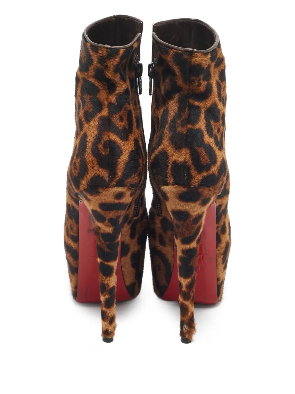 Christian Louboutin Pre-Owned bottines Fifi à imprimé léopard | Image 2