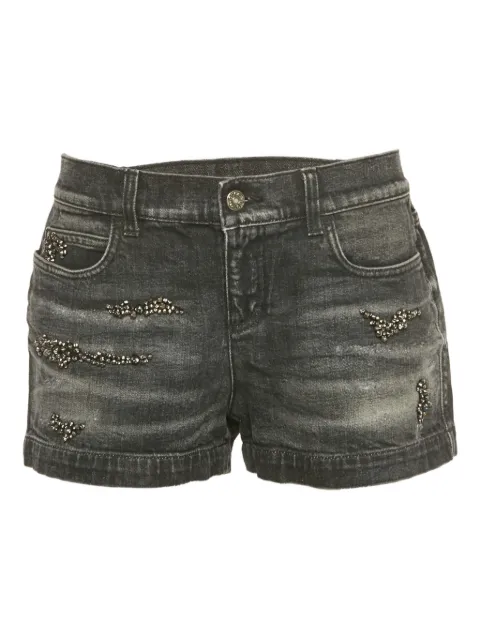 Gucci Pre-Owned denim embellished shorts