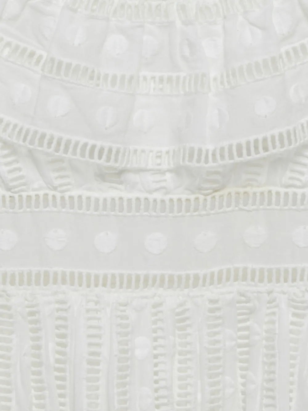 ZIMMERMANN Pre-owned Cotton Mini Dress In White