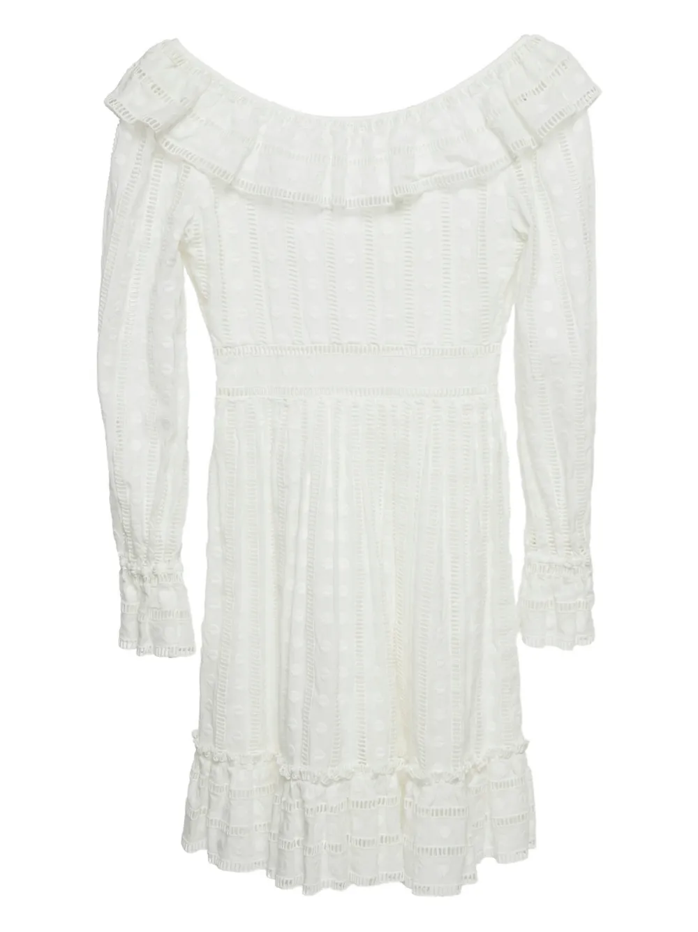 ZIMMERMANN Pre-owned Cotton Mini Dress In White