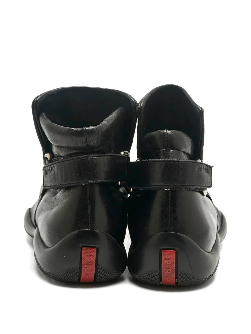 Prada Pre-Owned high-top sneakers - Zwart