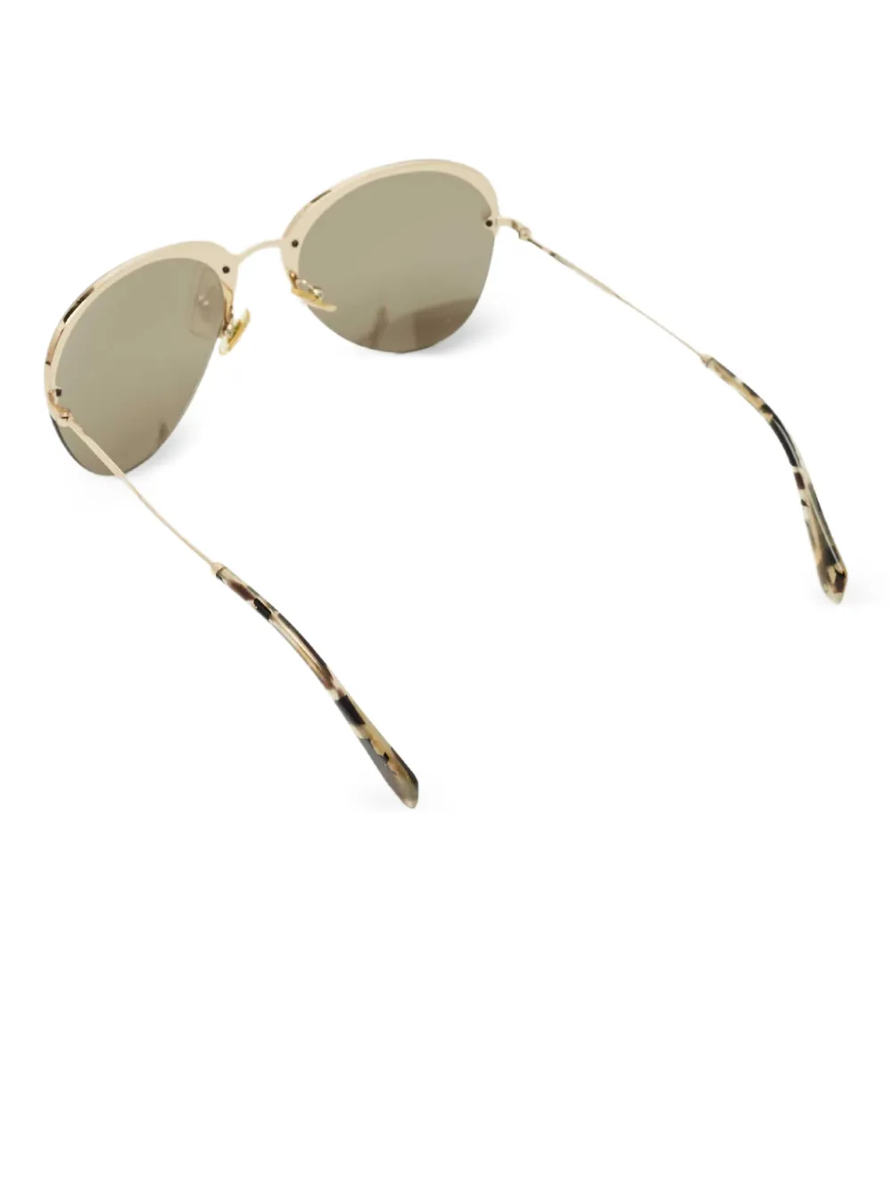 Miu Miu Pre-Owned mirrored pilot sunglasses | Image 2