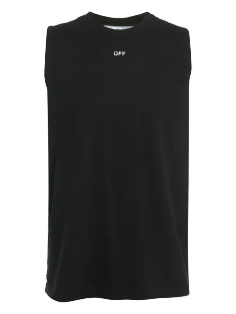 Off-White Pre-Owned logo sleeveless tank top