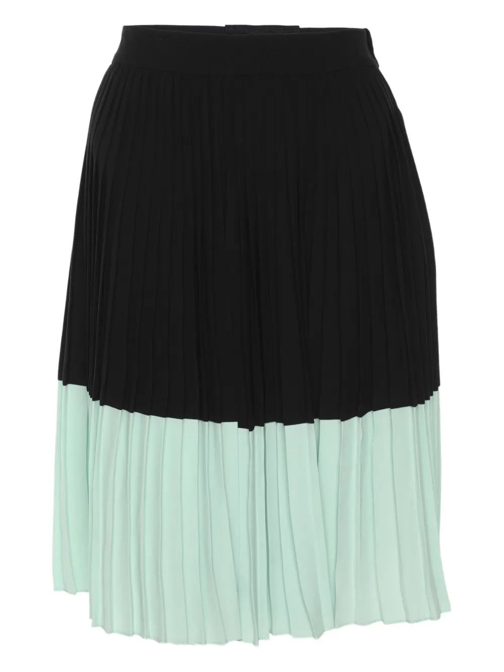 Pre-owned Kenzo Pleated Colour-block Trousers In Black