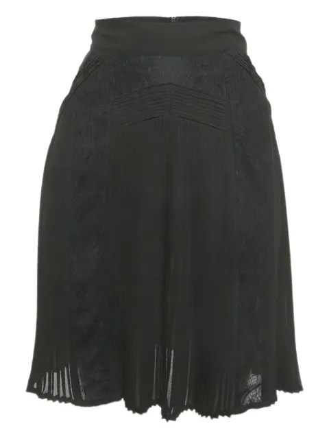 Cavalli Class chiffon pleated skirt