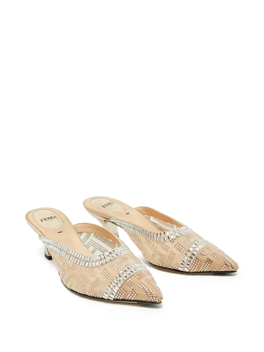 Fendi Pre-Owned mesh slip-on mules | Image 2
