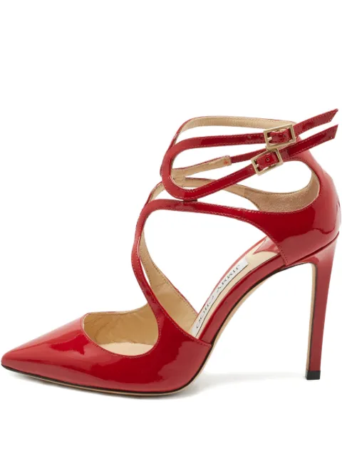 Jimmy Choo Pre-Owned spetsiga läderpumps
