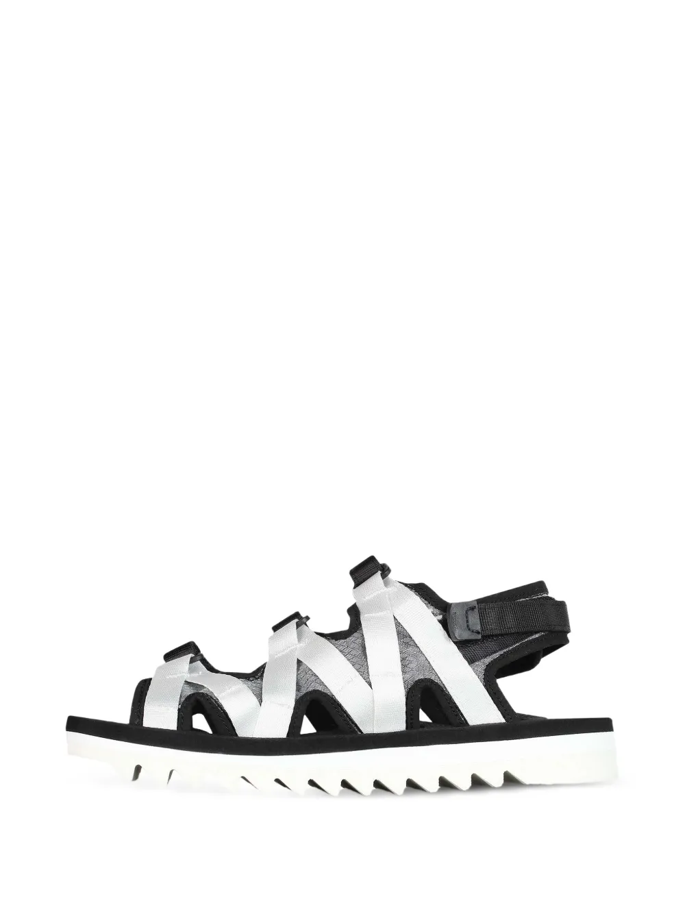 Suicoke Sandalen met bandjes en rits Zwart