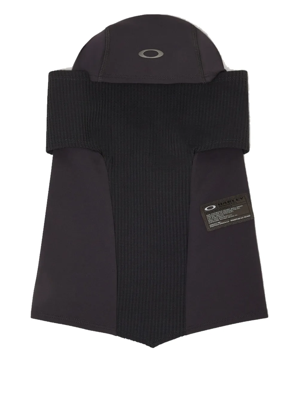 Oakley logo-patch balaclava - Zwart
