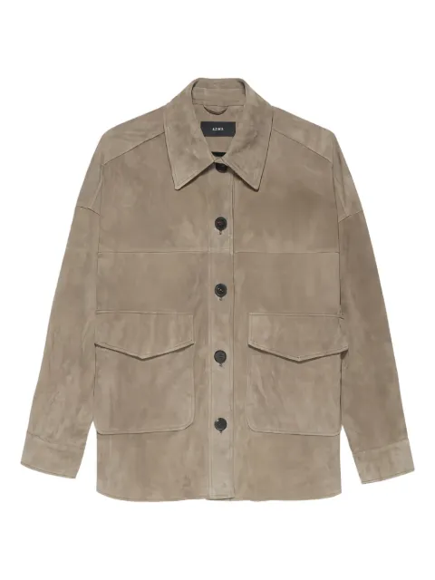 Arma buttoned suede jacket