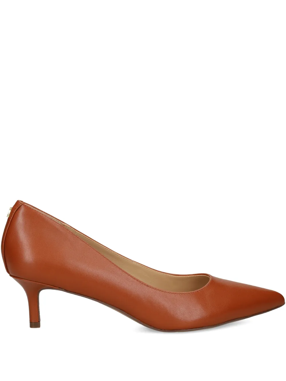 Lauren Ralph Lauren Leren pumps Bruin