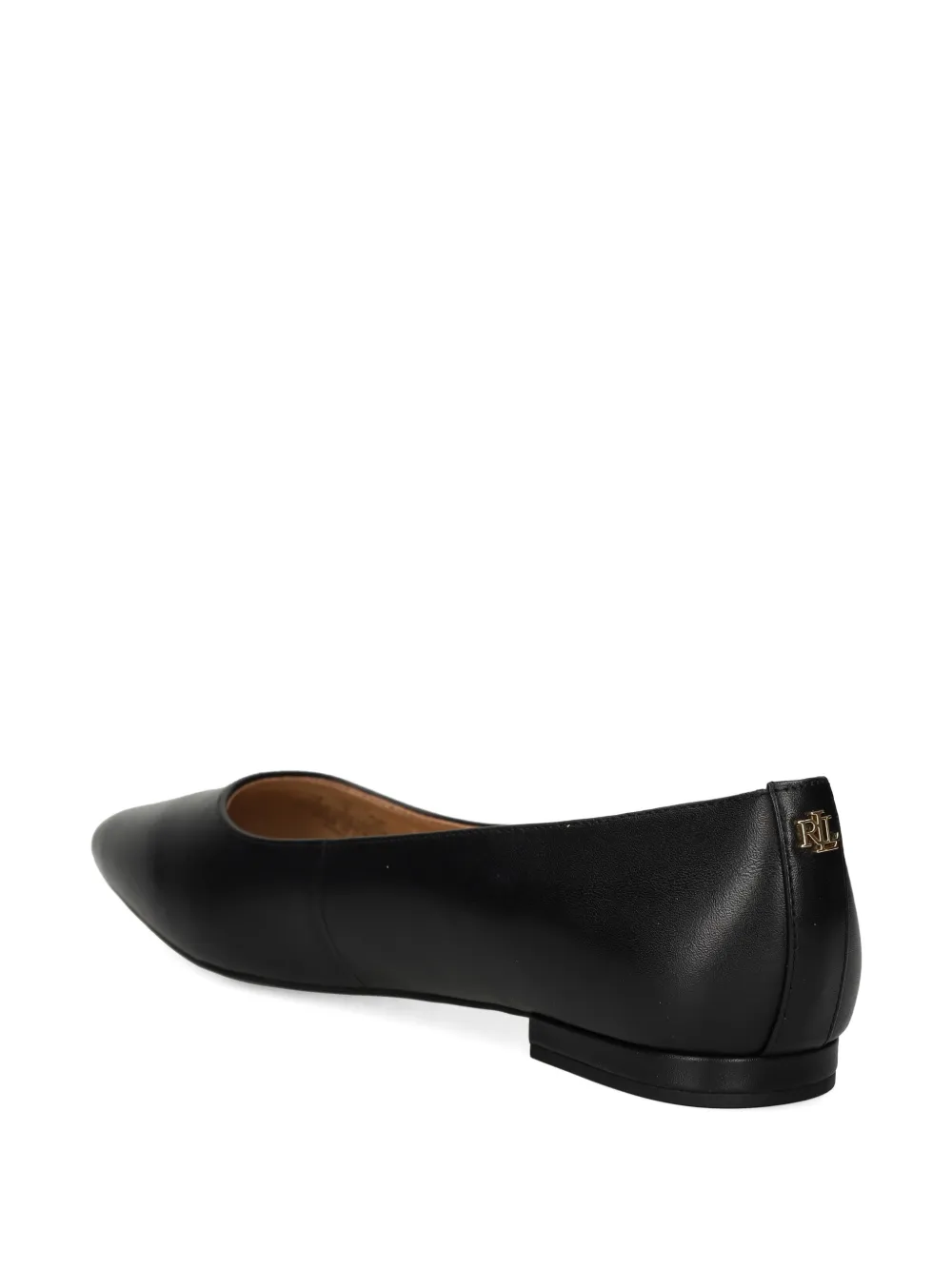 Lauren Ralph Lauren pointed ballet flats Zwart