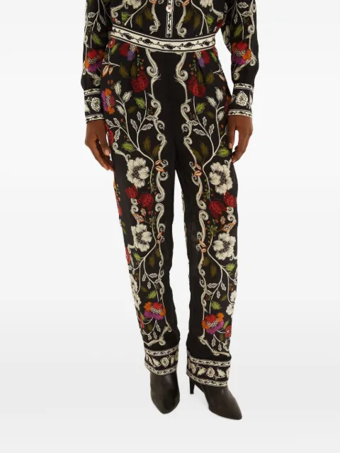 FARM Rio Rococo flowers pockets trousers