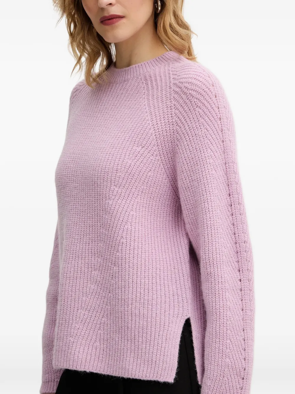 TWINSET Geribbelde sweater Roze