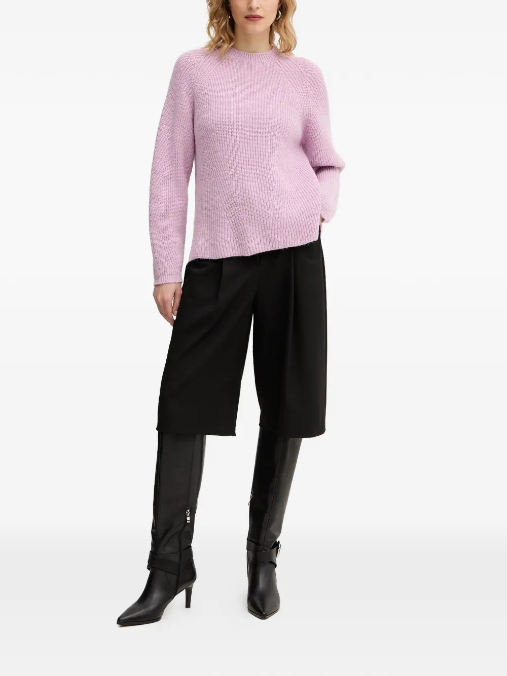 TWINSET Geribbelde sweater Roze
