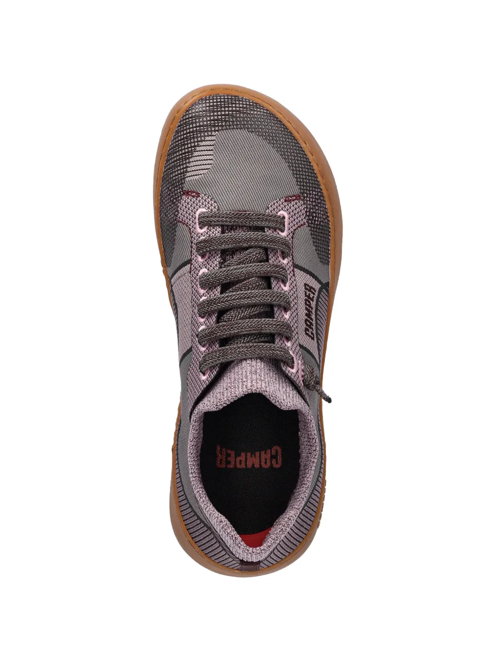 Camper Peu Serra sneakers met vlakken en veters Grijs