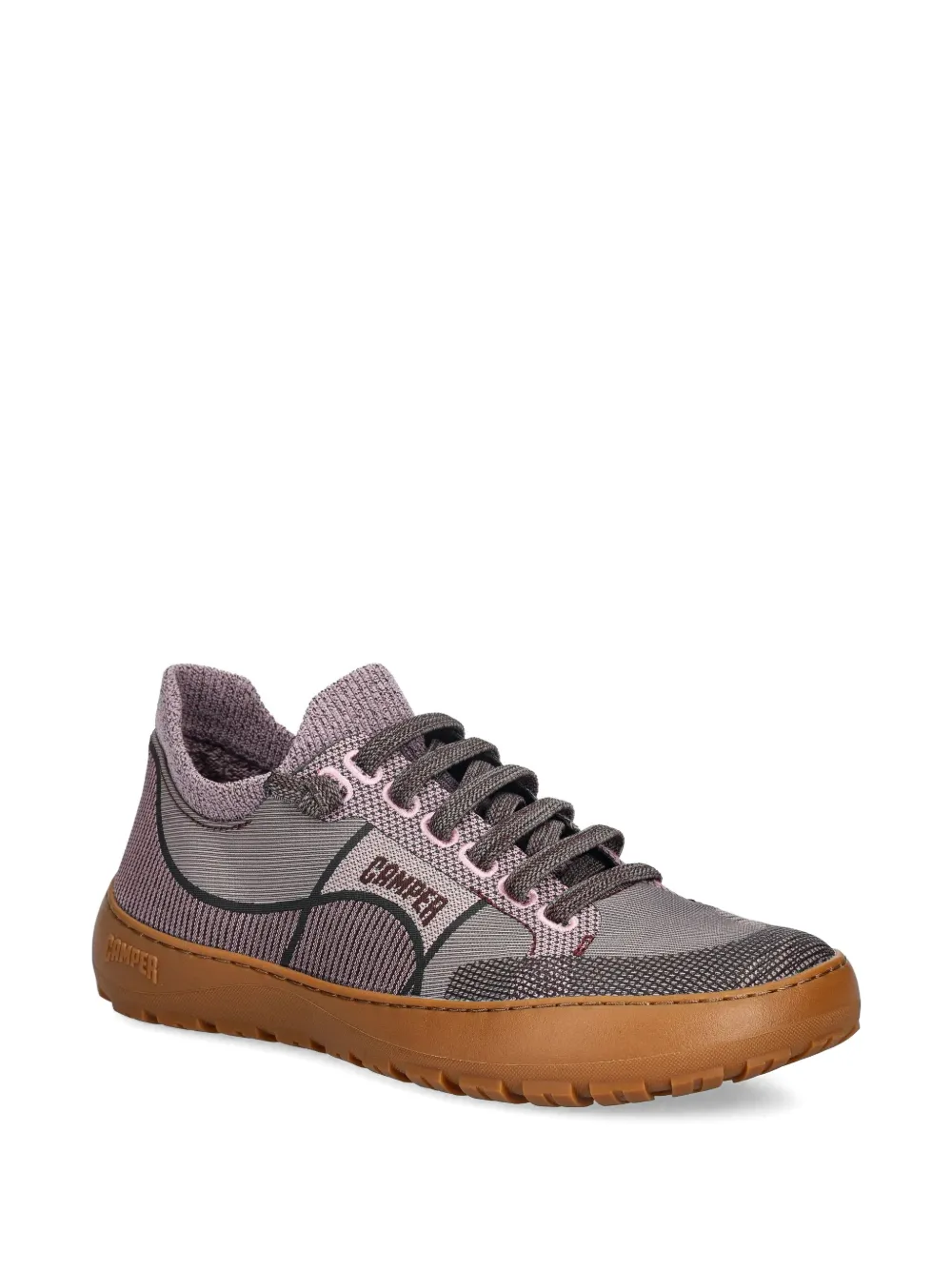 Camper Peu Serra lace-up panelled sneakers - Grijs