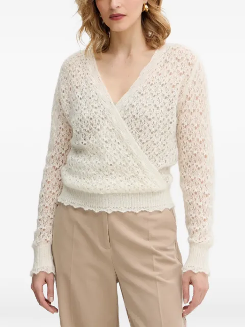 TWINSET V-neck button top