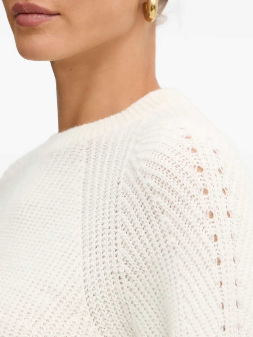 TWINSET Trui met textuur Wit