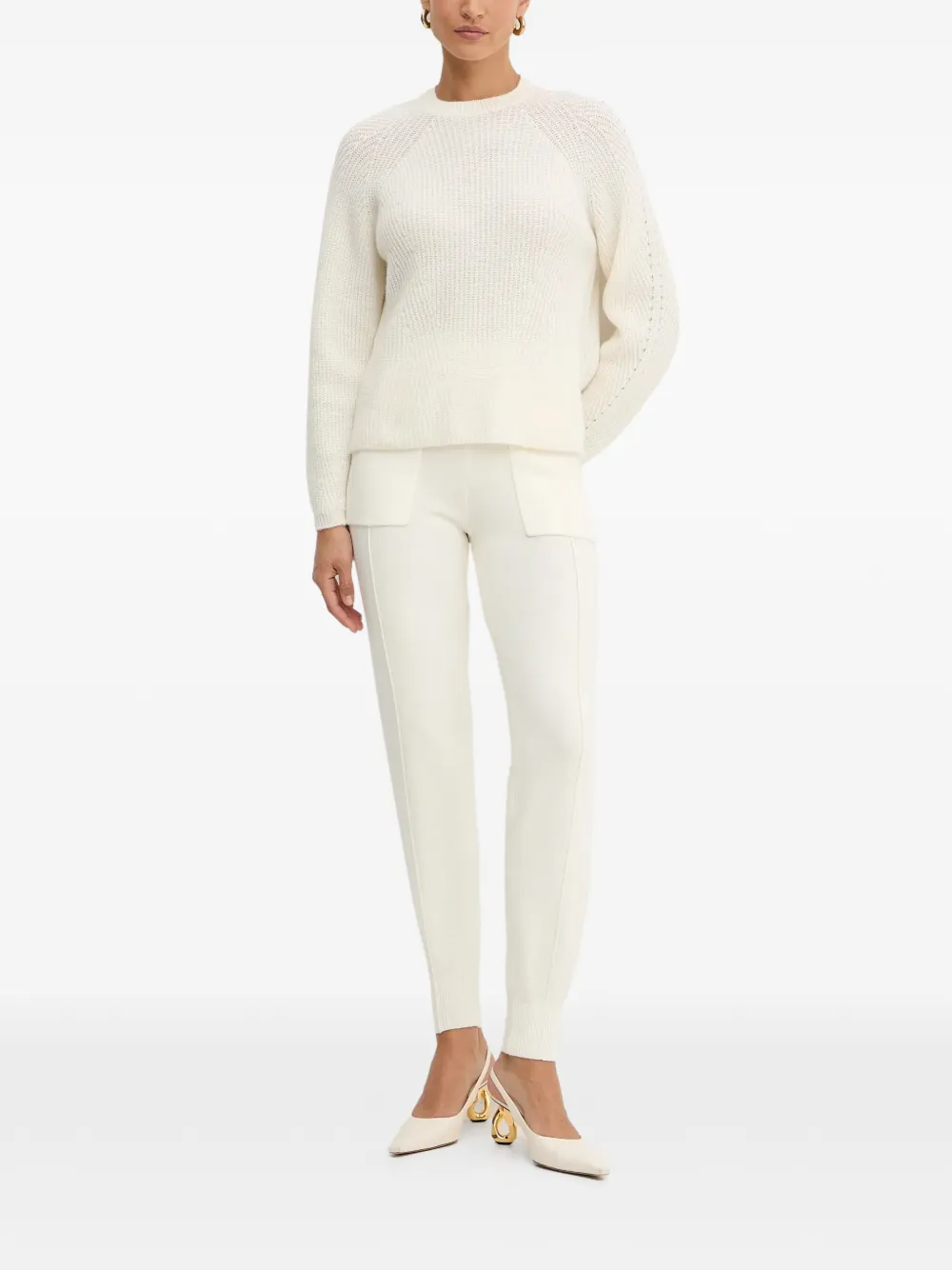 TWINSET Trui met textuur Wit