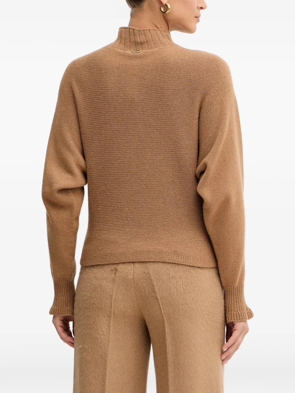  Twinset Mock-neck Sweater - Brown 