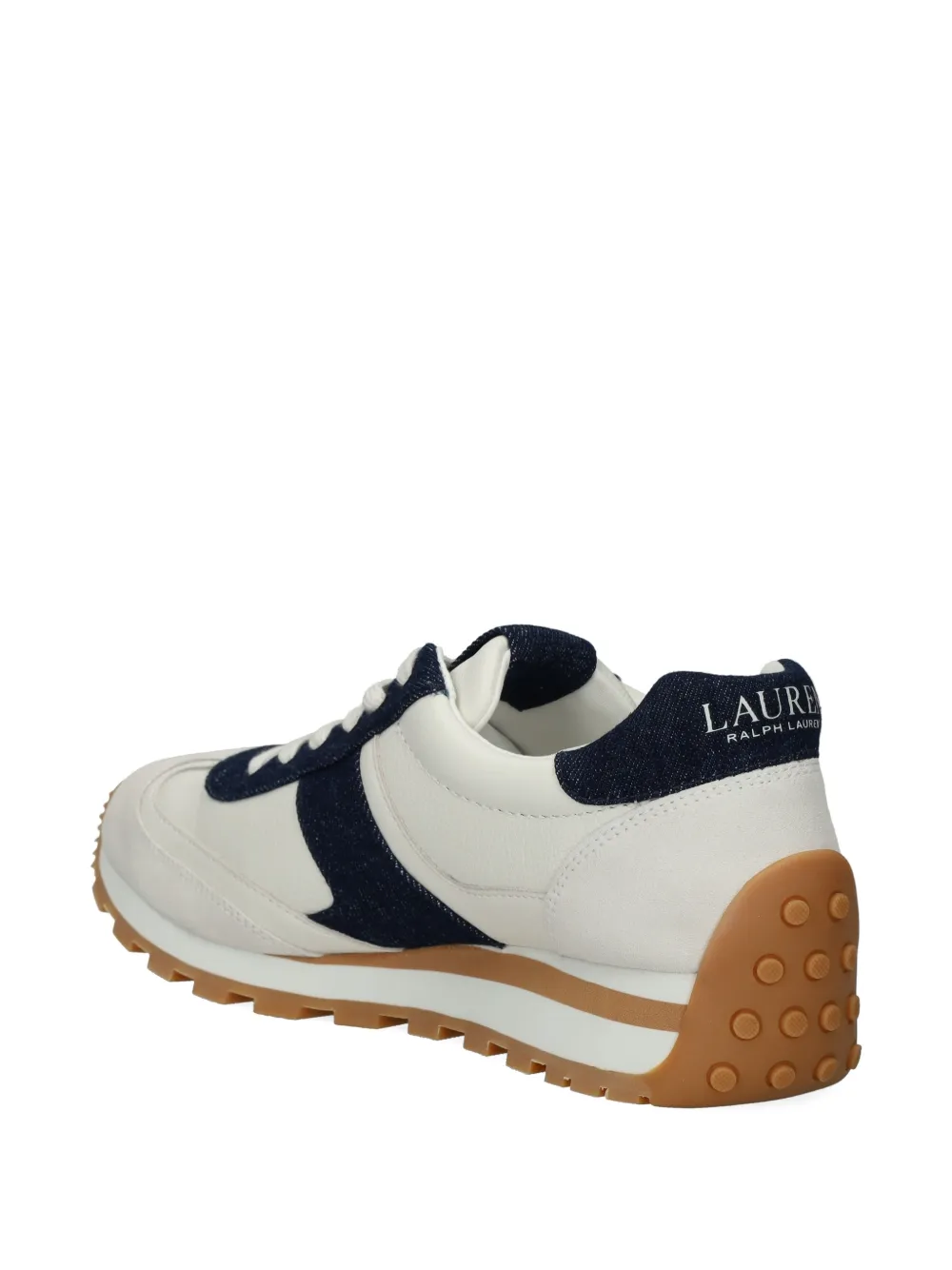 Lauren Ralph Lauren Leren sneakers Beige