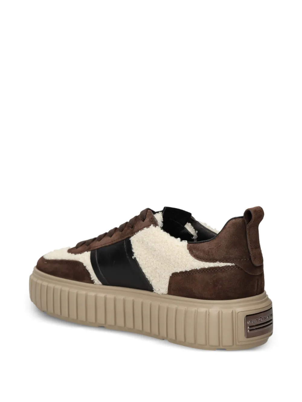 Kennel & Schmenger ZAP sneakers met plateauzool en vlakken Bruin