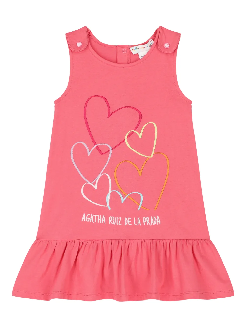 AGATHA RUIZ DE LA PRADA Abito con ricamo a cuore - Rosa