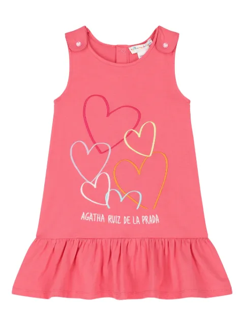 AGATHA RUIZ DE LA PRADA vestido con corazones bordados
