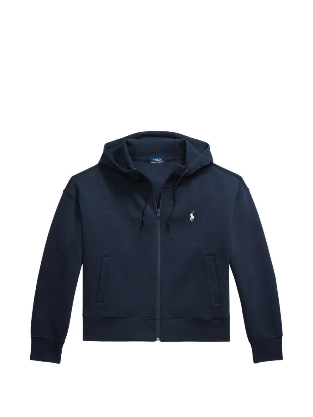 Polo Ralph Lauren logo-detail zip-fastening hoodie - Blu