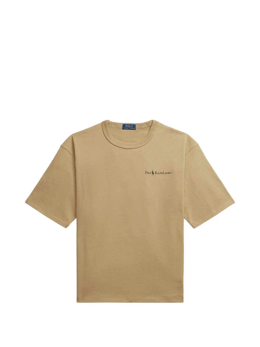 Polo Ralph Lauren logo-detail round-neck T-shirt - Toni neutri