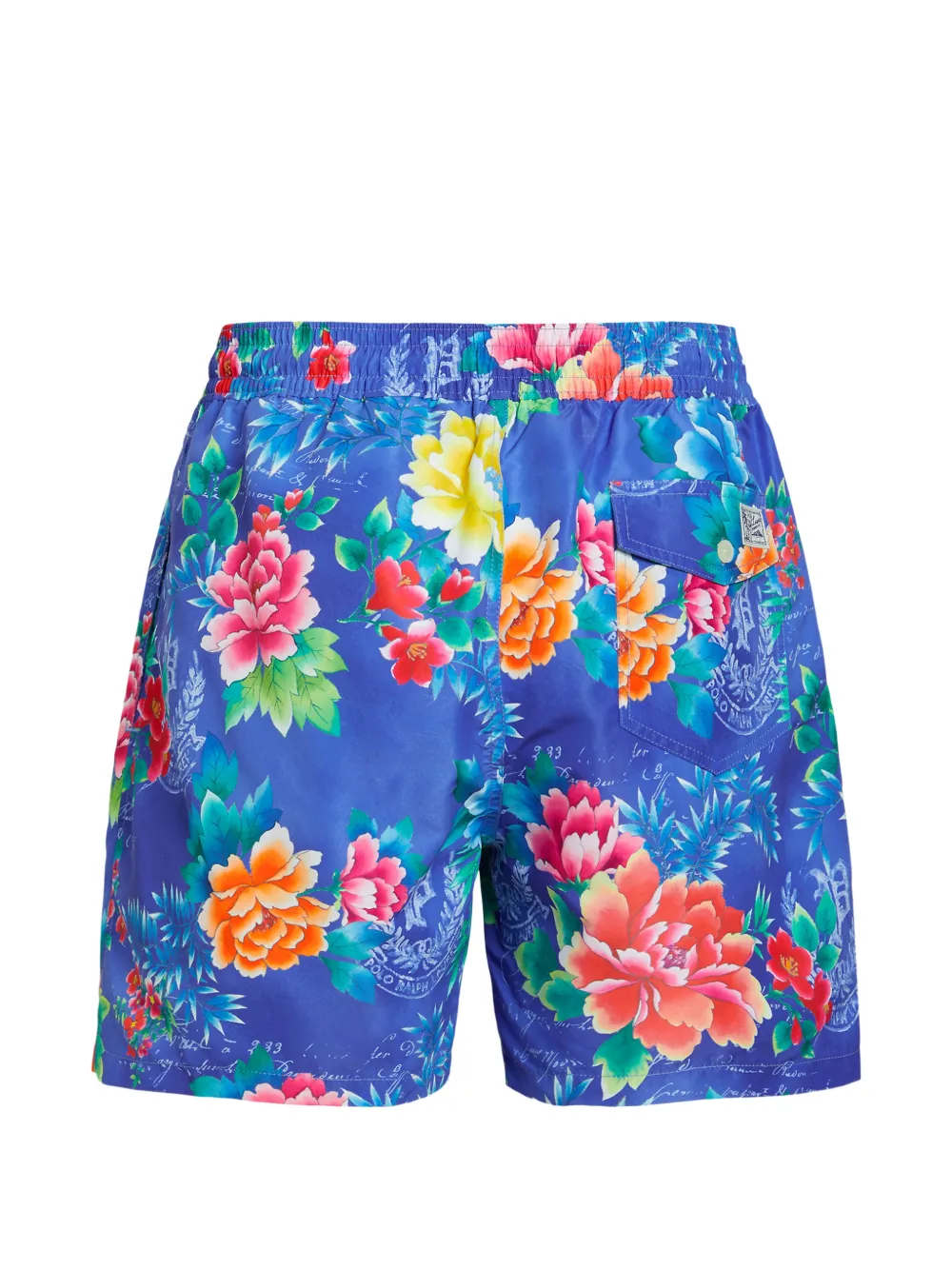 Polo Ralph Lauren Zwembroek met bloemenprint Blauw